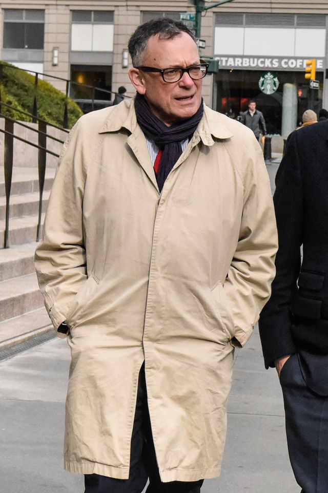 Ian Maxwell, left, and Kevin Maxwell, brothers of Ghislaine Maxwell, walk across the street from the federal courthouse in New York, U.S., on Tuesday, Dec. 21, 2021. Jurors in Ghislaine Maxwell's sex-trafficking trial have asked the judge for transcripts of testimony from three of the women who accused her of abuse. Ian Maxwell Stephanie Keith/Bloomberg via Getty