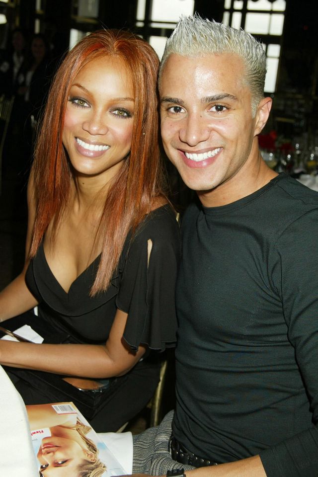 Tyra Banks, Jay Manuel during Health Magazine's Fifth Annual Healthy Beauty Awards at Rainbow Room in New York, New York, United States. Tyra Banks and Jay Manuel in 2003 Sylvain Gaboury/FilmMagic