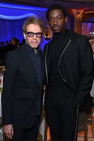 Jerry Bruckheimer and Damson Idris. Vivien Killilea/Getty