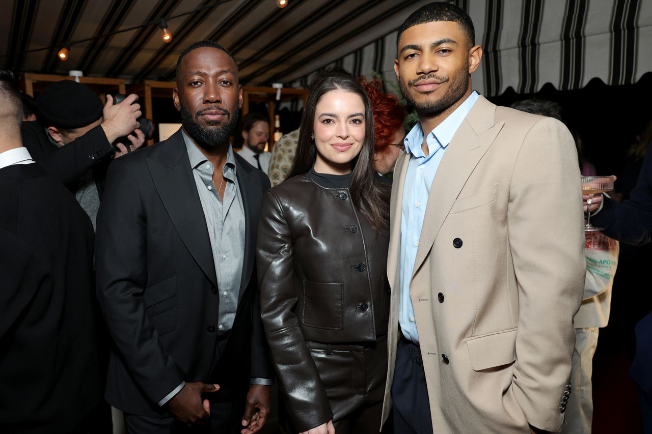 Lamorne Morris, Katherine Hughes, and Branden Cook attend The Hollywood Reporter Lamorne Morris, Katherine Hughes, and Branden Cook Stefanie Keenan/The Hollywood Reporter via Getty