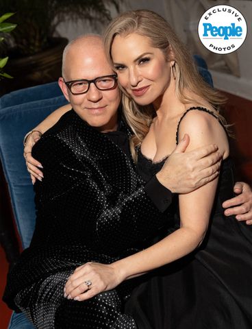 Leslie Grossman and Sascha Penn Wedding Ryan Murphy and Leslie Grossman Parker Burr