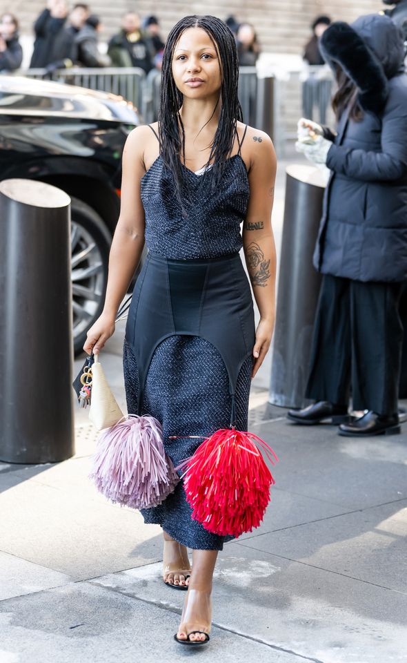 Actress Myha'la Herrold attends the Calvin Klein fashion show during New York Fashion Week on February 13, 2026 in New York City. Myha'la. Gilbert Carrasquillo/GC Images
