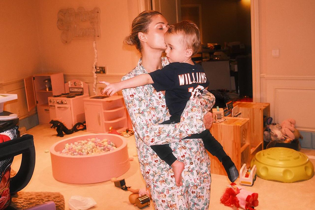 Paris Hilton with Phoenix Paris Hilton/Instagram