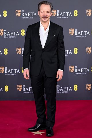 Peter Sarsgaard attends the 2026 EE BAFTA Film Awards at The Royal Festival Hall on February 22, 2026 in London, England. Joe Maher/BAFTA/Getty