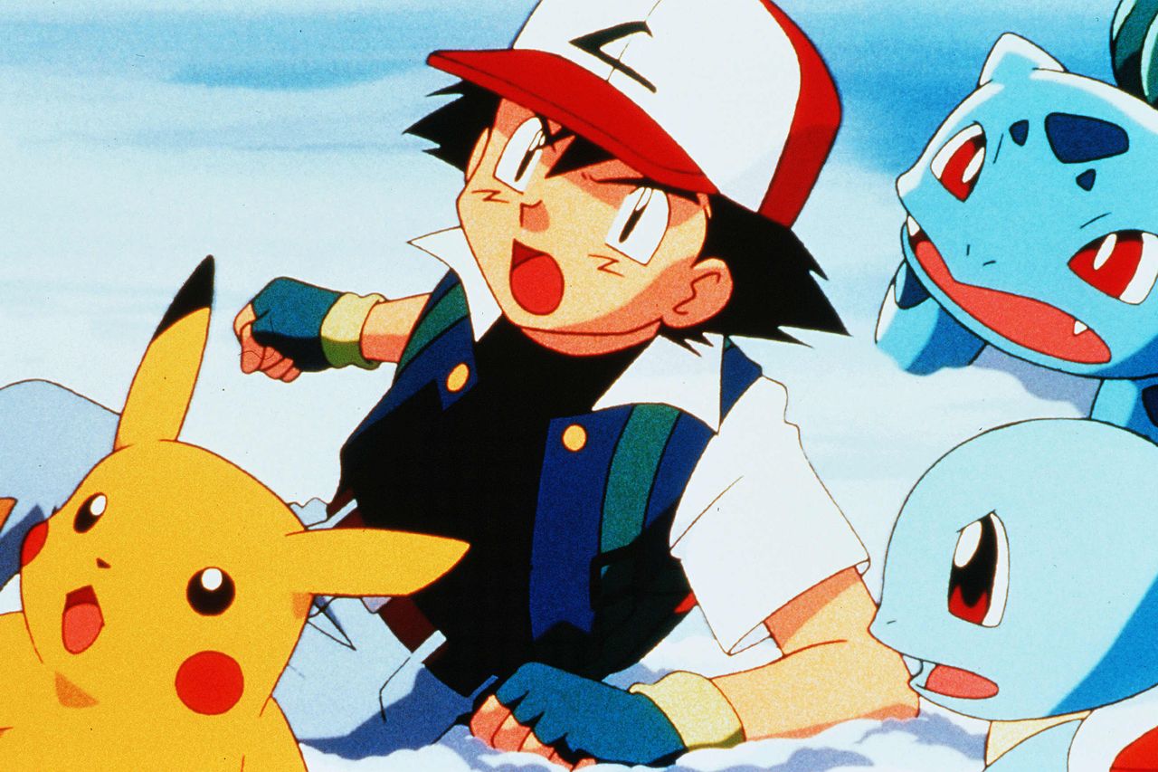 Pokemon The Movie 2000 Pikachu, Ash, Squirtle and BulbasaurCredit: Shogakukan/Tomy/Kobal/Shutterstock