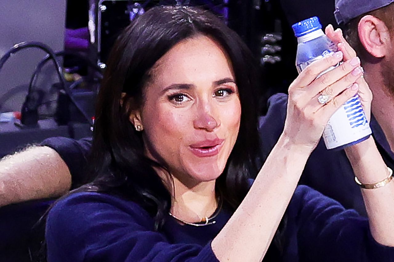 Meghan, Duchess of Sussex and Prince Harry, Duke of Sussex Meghan Markle at the NBA All-Star Game on Feb. 15, 2026 Ryan Sirius Sun/Getty