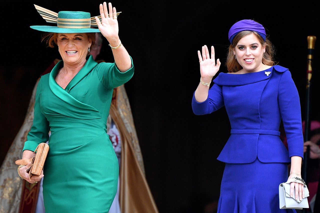 Sarah Ferguson, left, and Princess Beatrice Pool/Max Mumby/Getty