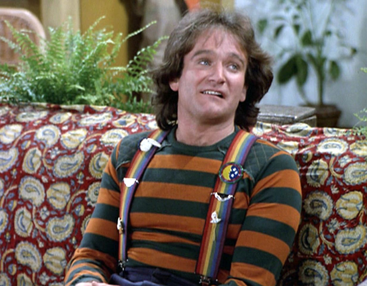 Robin Williams in 'Mork & Mindy' in 1979 CBS via Getty I