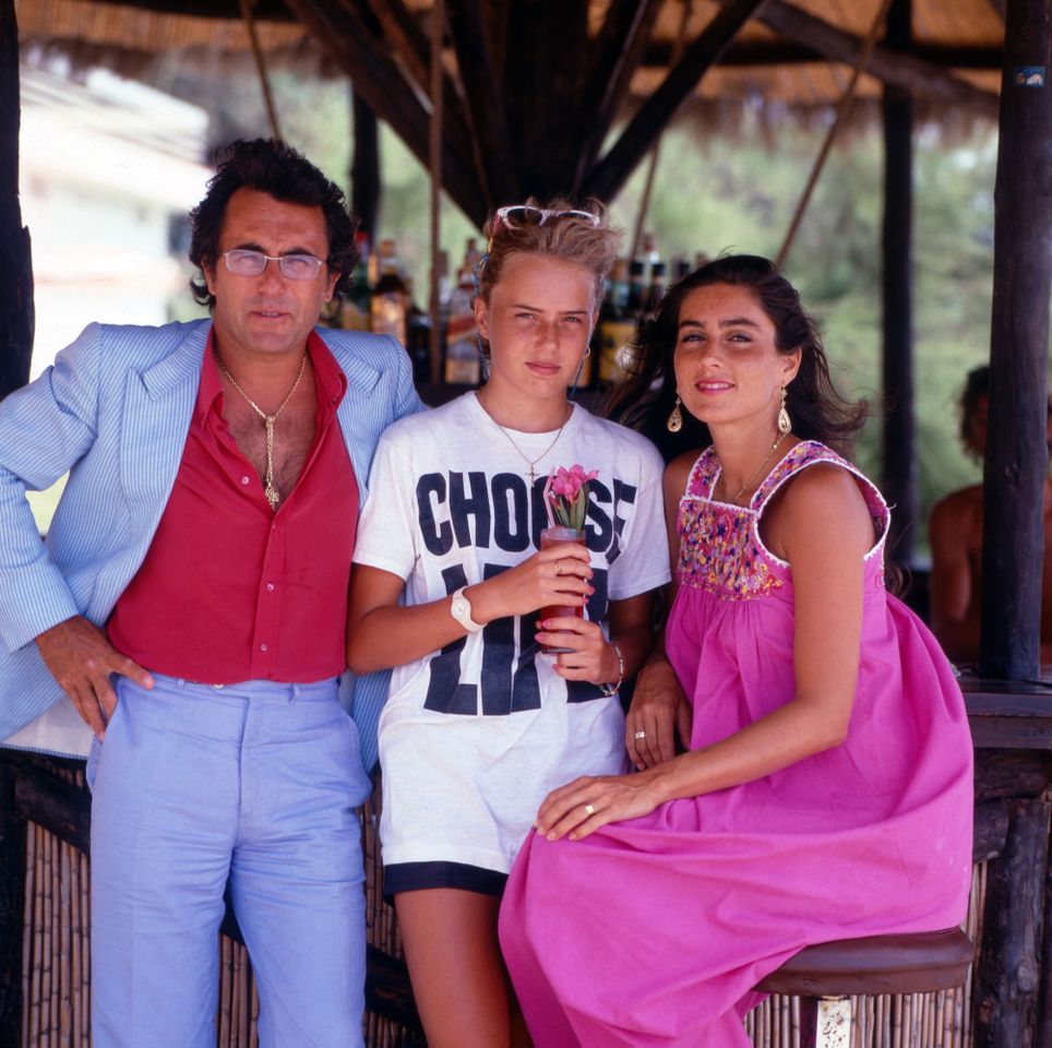Italian-American singer and actress Romina Power with singer and husband Al Bano (Albano) Carrisi and daughter Ylenia Carrisi, early 1990s Helmut Reiss/United Archives via Getty