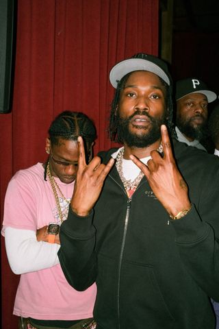 Travis Scott and Meek Mill. Kirill Was Here for Boardroom & Crane Club