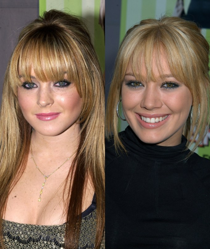 Hilary Duff and Lindsay Lohan