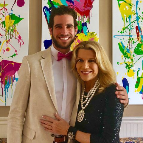 Vanna White and her son Nikko Santo Pietro and Vanna White in 2019 Vanna White/Instagram