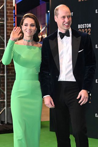Princess Kate with Prince William when they attended the Earthshot Prize awards ceremony in Boston in December 2022 Samir Hussein/WireImage