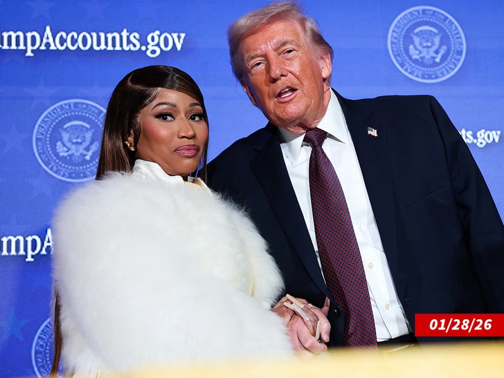 nicki minaj donald trump getty