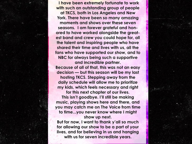 kelly clarkson post instagram