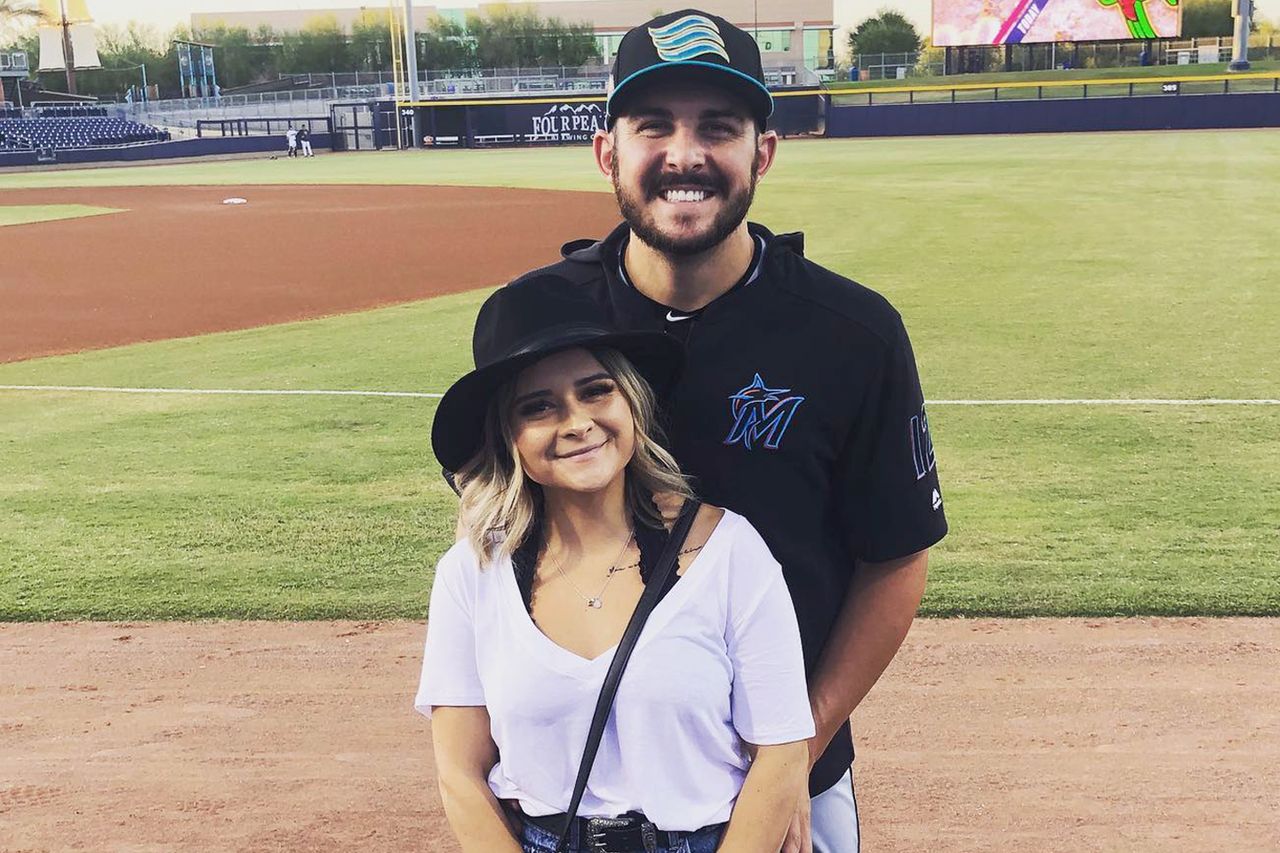 Alex Vesia and his wife Kaya in October 2019. Alex Vesia/Instagram