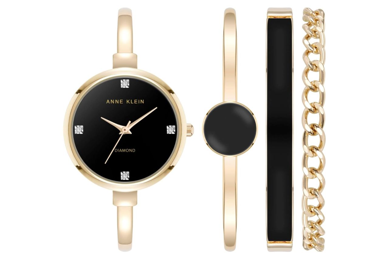 Anne Klein Womens Bangle Watch And Bracelet Set Amazon