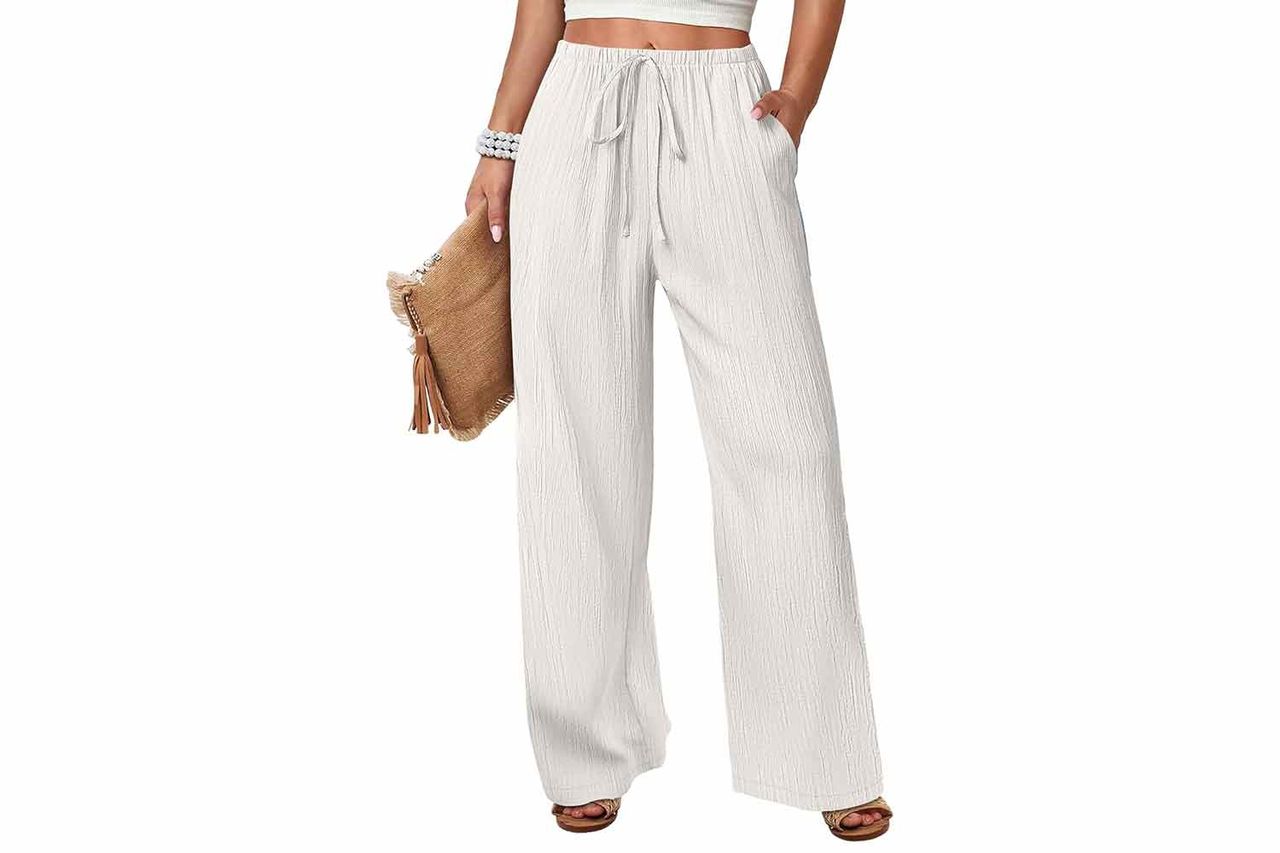 ANRABESS Wide Leg Beach Pants Amazon