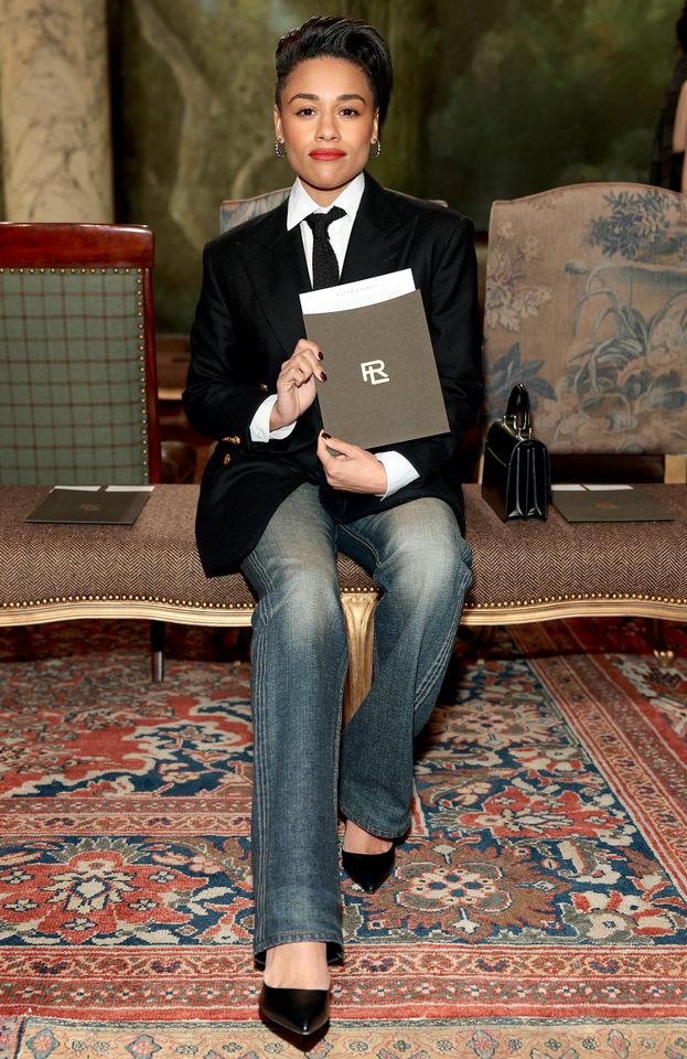 Ariana DeBose attends the Ralph Lauren fashion show during New York Fashion Week Ariana DeBose Dimitrios Kambouris/Getty