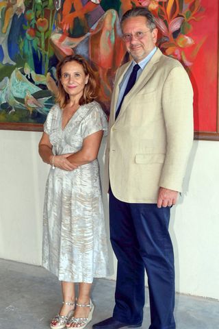 Sean Hepburn Ferrer and his wife on September 14, 2017 in Marbella, Spain. Sean Hepburn Ferrer and his wife on September 14, 2017 in Marbella, Spain. Gtres Informacion mas Comuniacion on line,S.L./Alamy