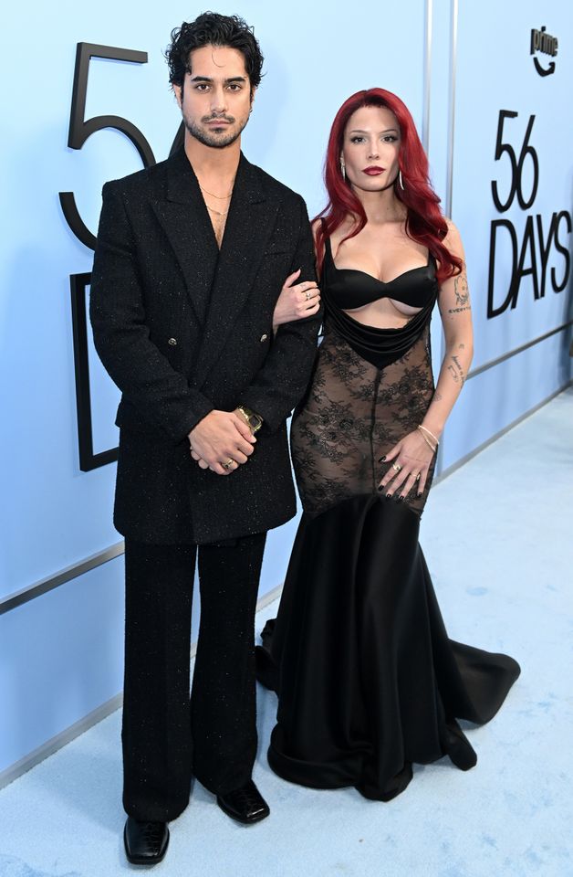 Avan Jogia and Halsey attend the Prime Video 56 Days Los Angeles Premiere Screening Avan Jogia and Halsey Vivien Killilea/Getty