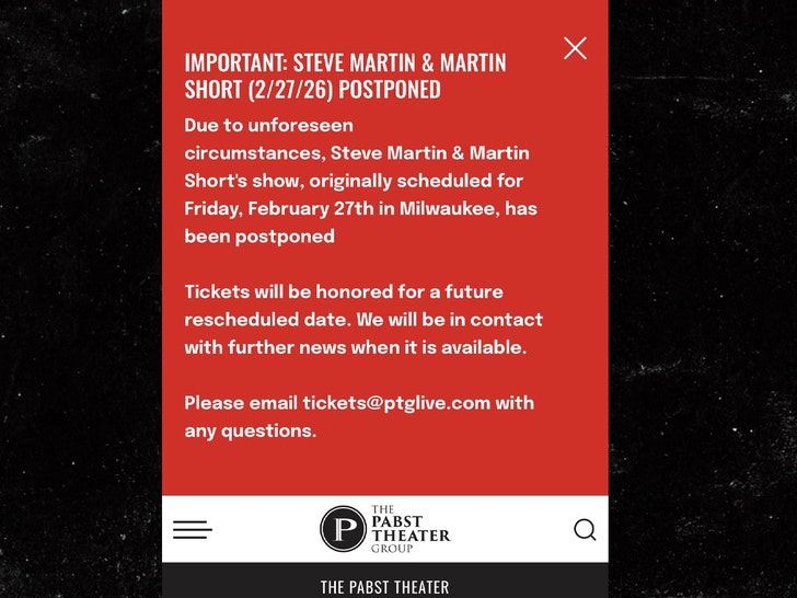 best of steve martin and martin short postponed