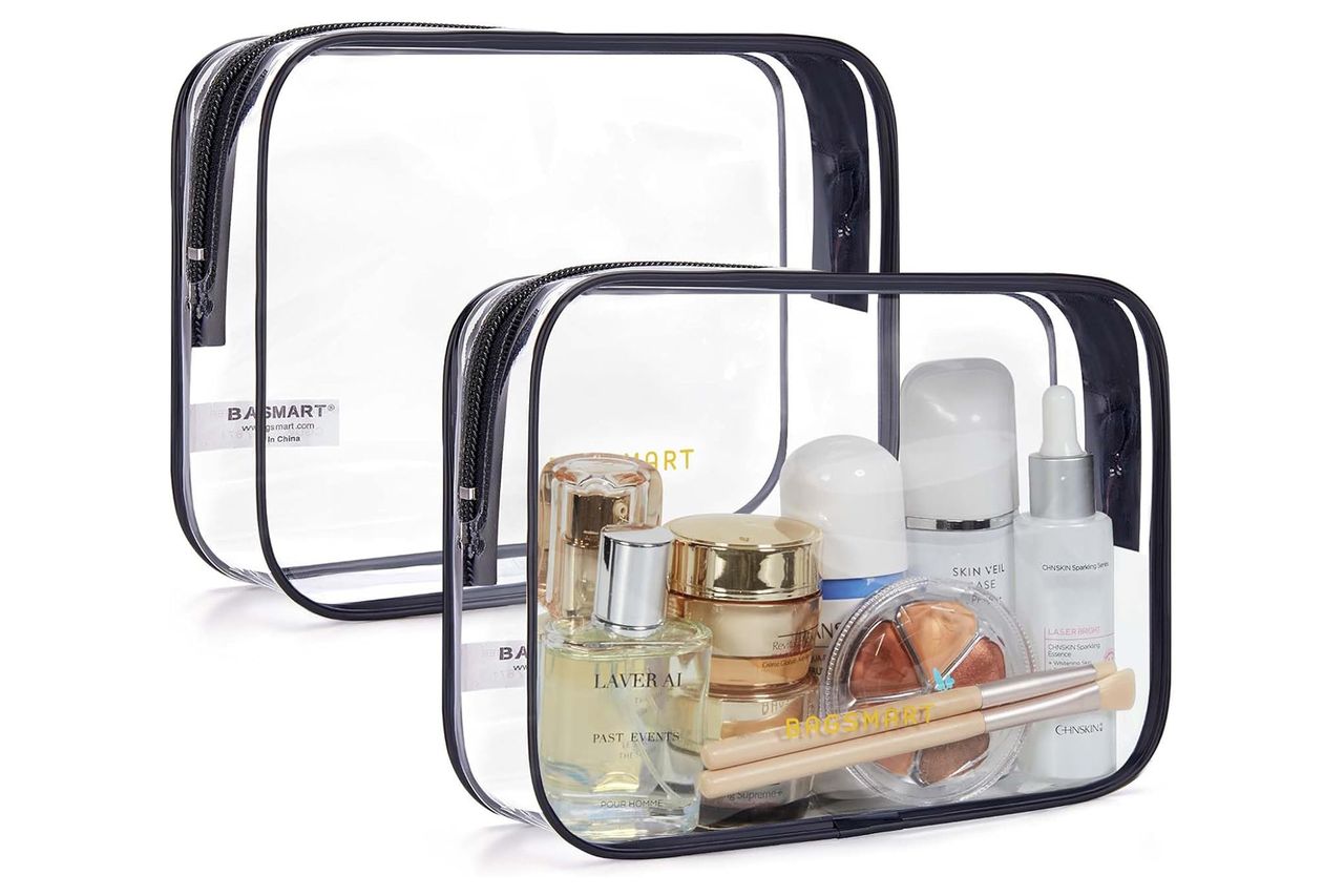 Amazon BAGSMART Clear Toiletry Bag Amazon
