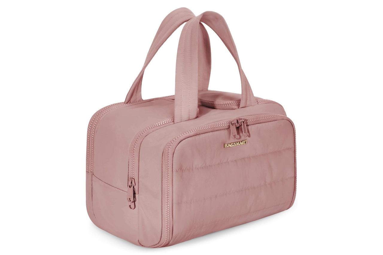 Bagsmart Travel Toiletry Bag Lightweight Large Wide Open Travel Bag For Women Amazon