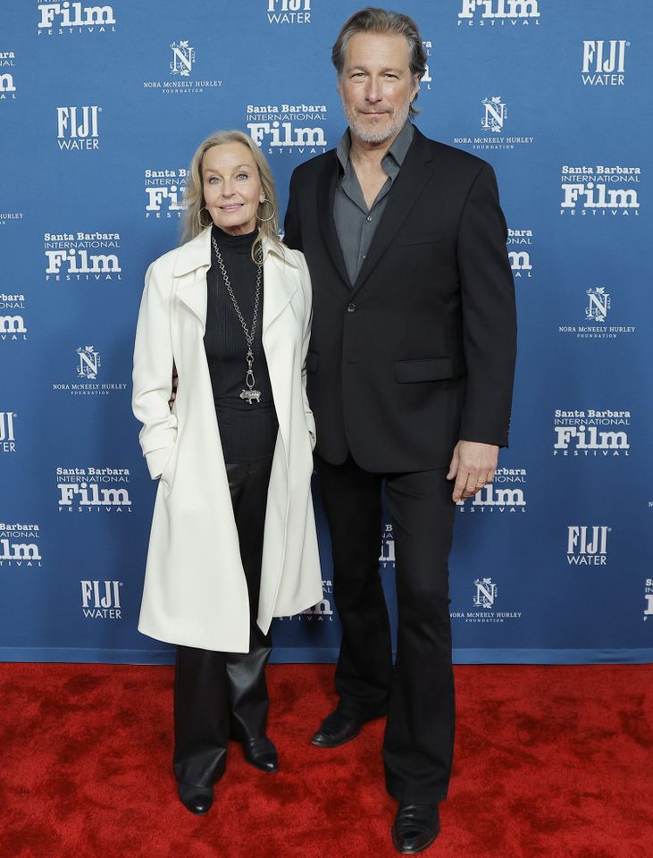 Bo Derek and John Corbett attend the Montecito Award tribute during the 41st Santa Barbara International Film Festival Bo Derek and John Corbett Tibrina Hobson/Getty