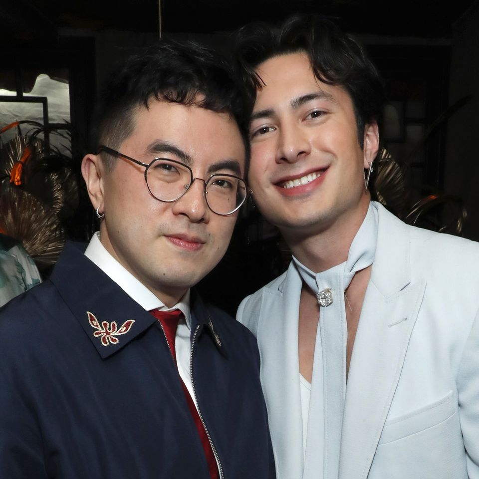 Bowen Yang and Hudson Williams attend Gold House's Lunar New Year Gold Celebration Bowen Yang and Hudson Williams Astrid Stawiarz/Getty