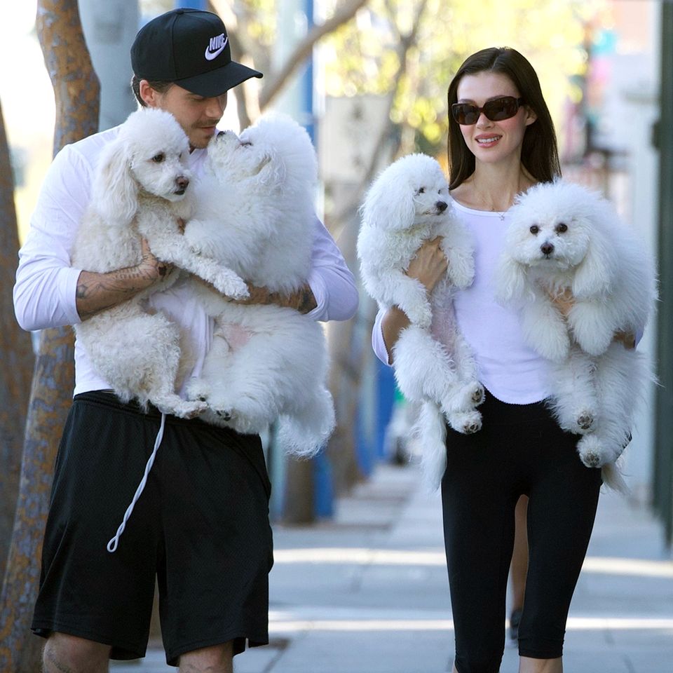Brooklyn Beckham and Nicola Peltz were spotted running errands in Beverly Hills on Monday as they continue to brush off family drama. Brooklyn Beckham and Nicola Peltz KONY / BACKGRID
