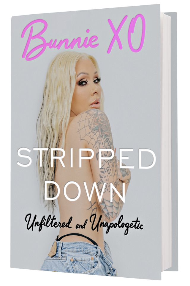 'Stripped Down' by Bunnie Xo (memoir cover art)