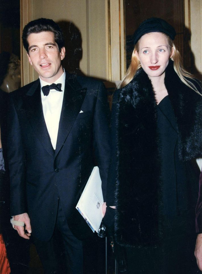 John Kennedy Jr. with his wife Carolyn Bessette.Credit: LaPresse / Alamy