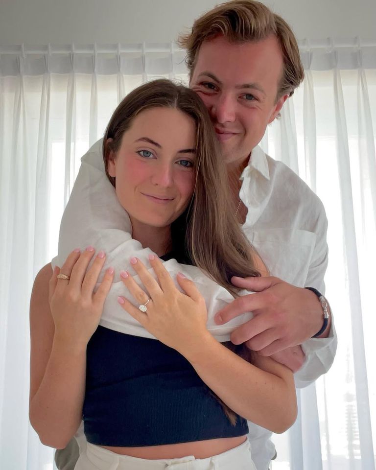 Charlie McAvoy; Kiley McAvoy Charlie McAvoy and Kiley Sullivan Charlie McAvoy/Instagram