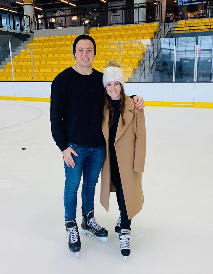 Charlie McAvoy; Kiley McAvoy Charlie McAvoy and Kiley Sullivan Charlie McAvoy/Instagram