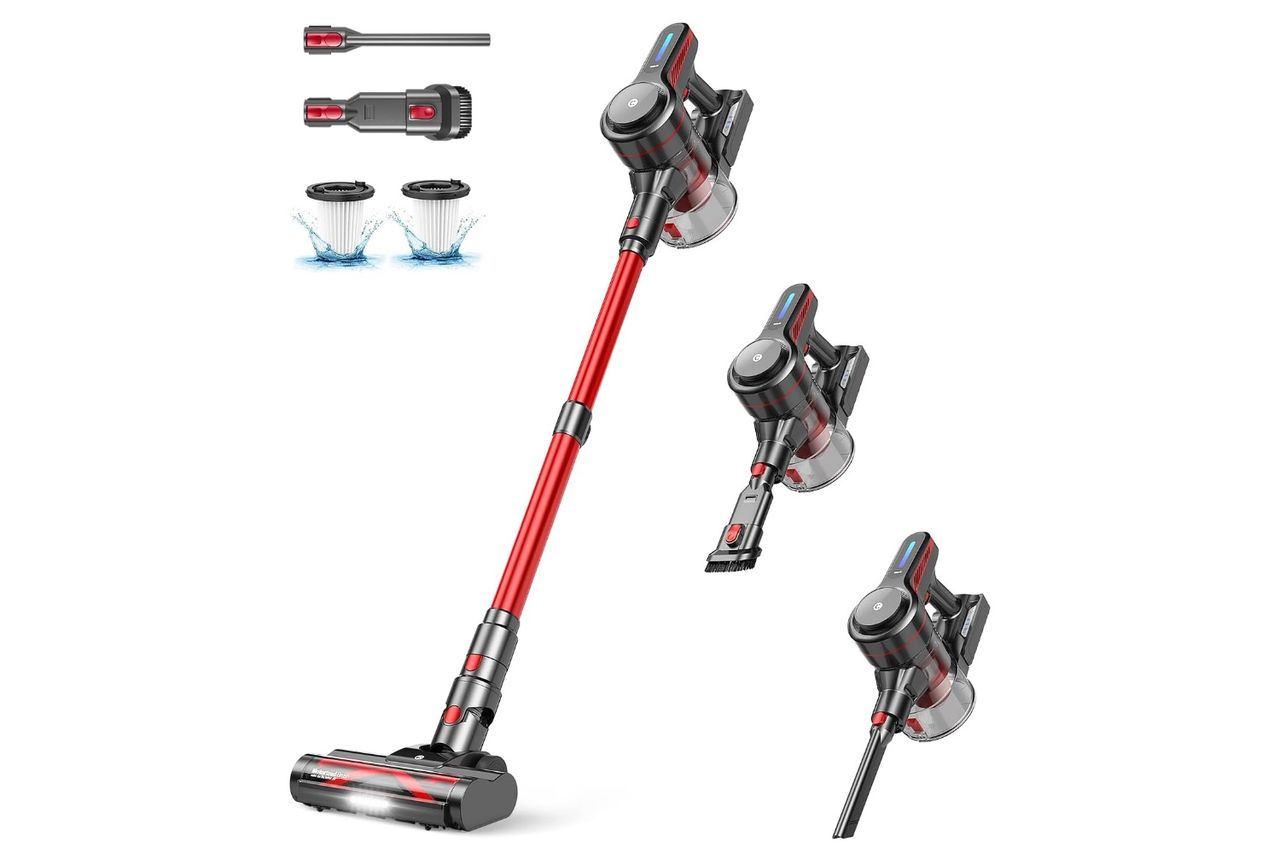 Cordless Vacuum Cleaner Stick Vacuum With Powerful Suction Amazon