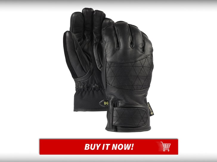 Burton-Womens-Gondy-Gore-Leather-Gloves-Ski-Snowboard-Fits-MAIN