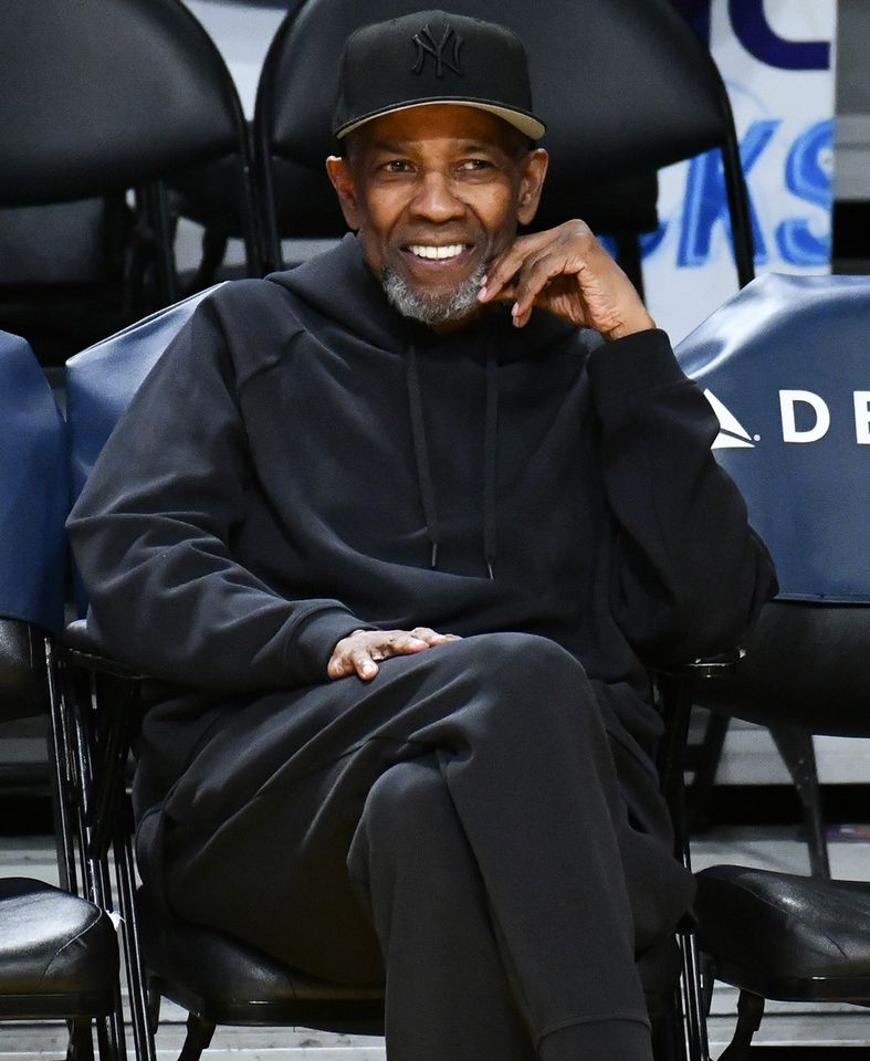 Denzel Washington attends a basketball game between the Los Angeles Lakers and the San Antonio Spurs at Crypto.com Arena on February 10, 2026 in Los Angeles, California Denzel Washington Allen Berezovsky/Getty