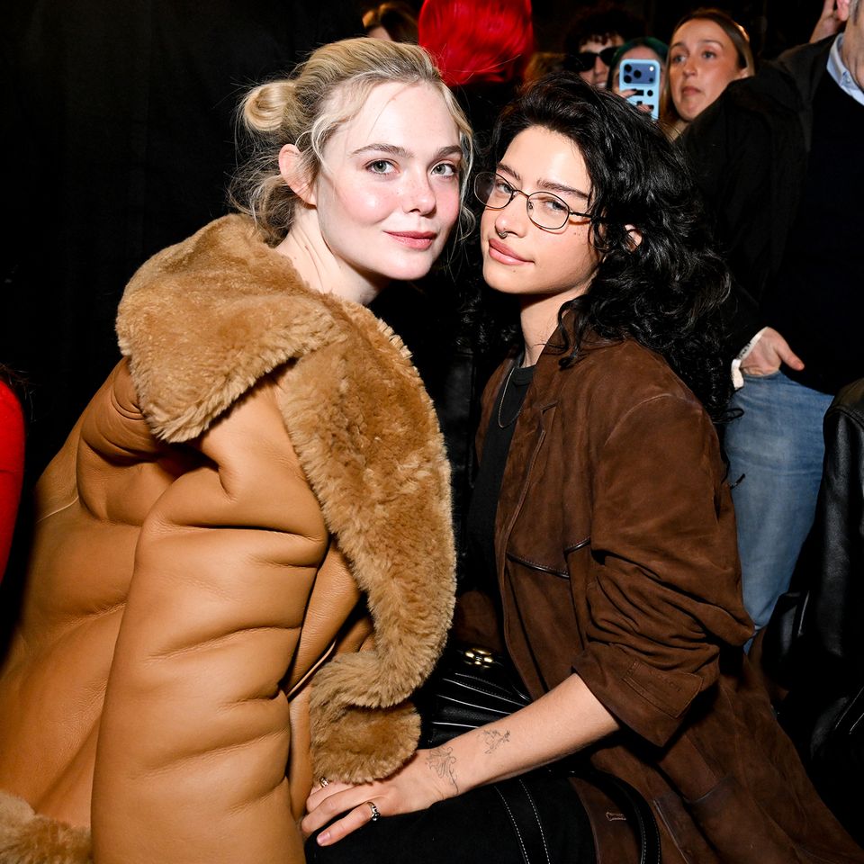 Elle Fanning and Odessa A'zion at the Coach fashion show as part of RTW Fall 2026 held at Cipriani Elle Fanning and Odessa A'zion Gilbert Flores/WWD via Getty