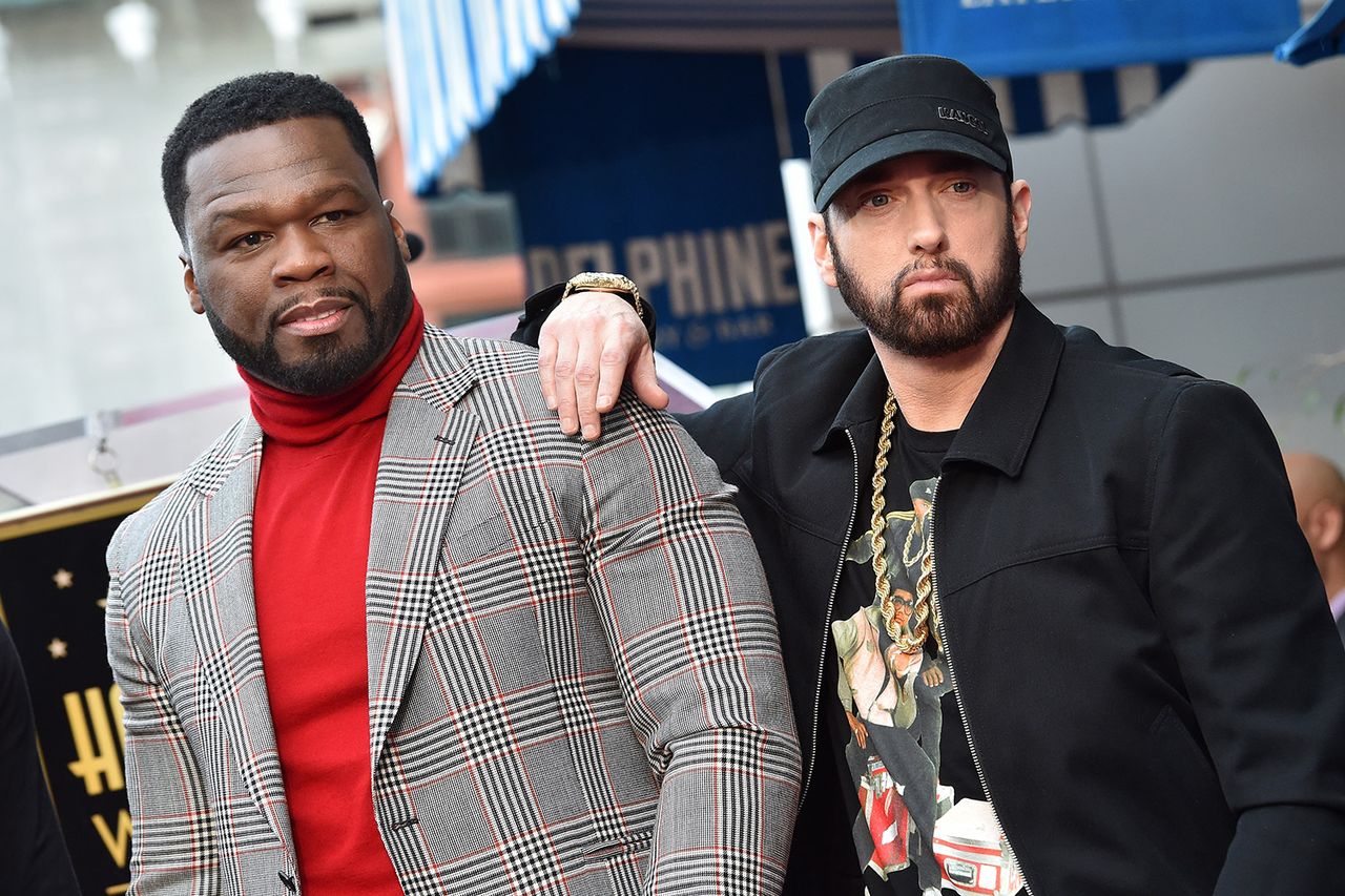 50 Cent and Eminem in 2020 Axelle/Bauer-Griffin/FilmMagic