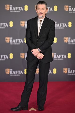 Ethan Hawke attends the 2026 EE BAFTA Film Awards at The Royal Festival Hall on February 22, 2026 in London, England. Samir Hussein/WireImage