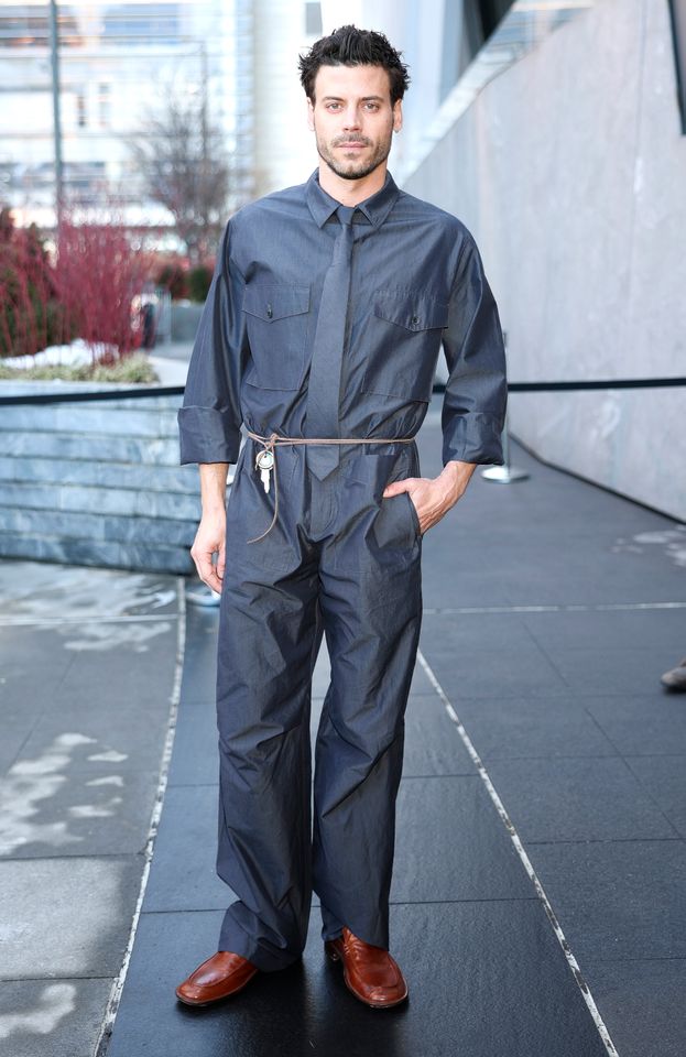 Francois Arnaud attends the Calvin Klein fashion show during New York Fashion Week at the Shed in Hudson Yards on February 13, 2026 in New York City. François Arnaud. Aeon/GC Images
