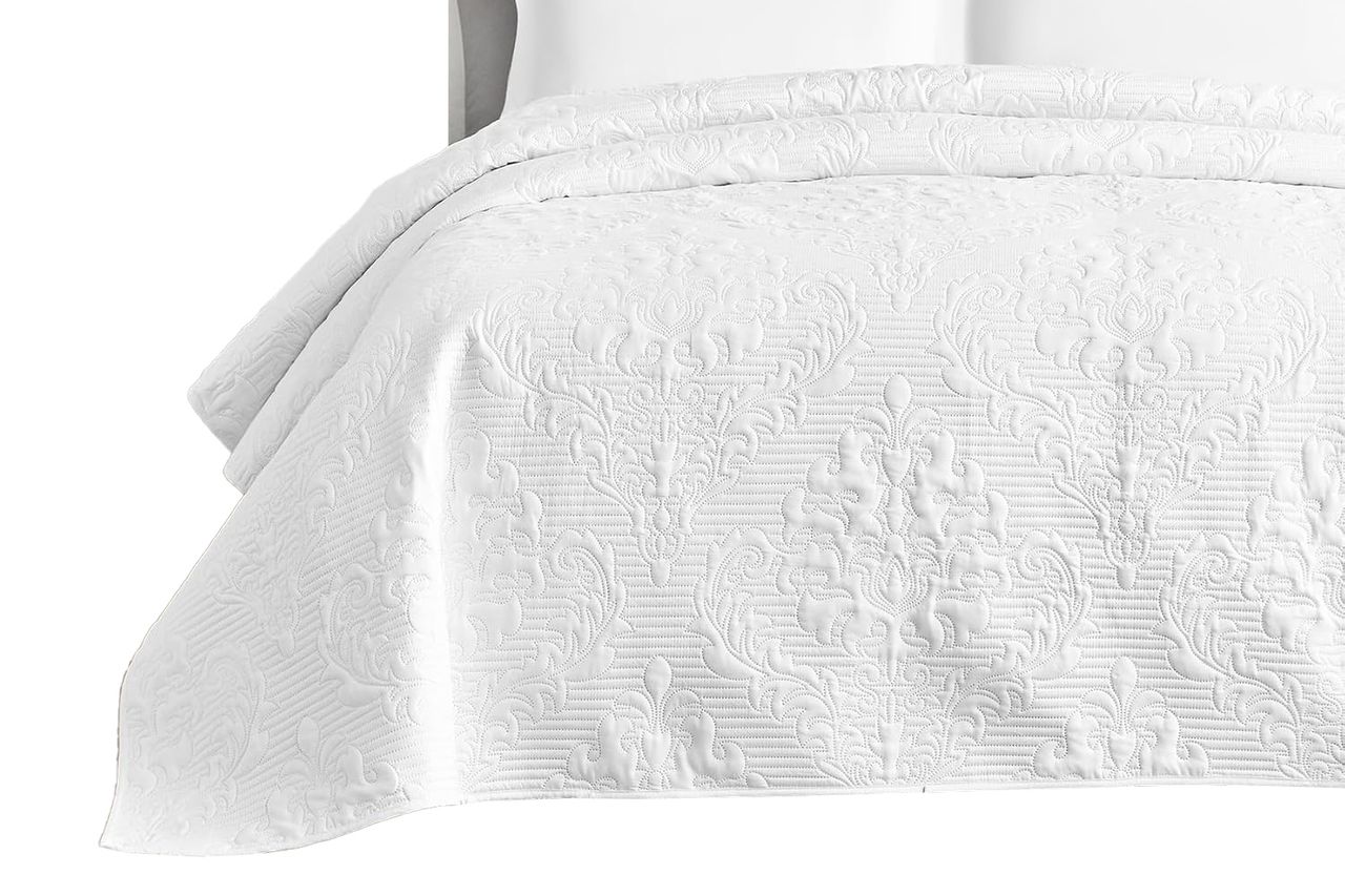 Amazon Hansleep White Quilt Queen Size Amazon