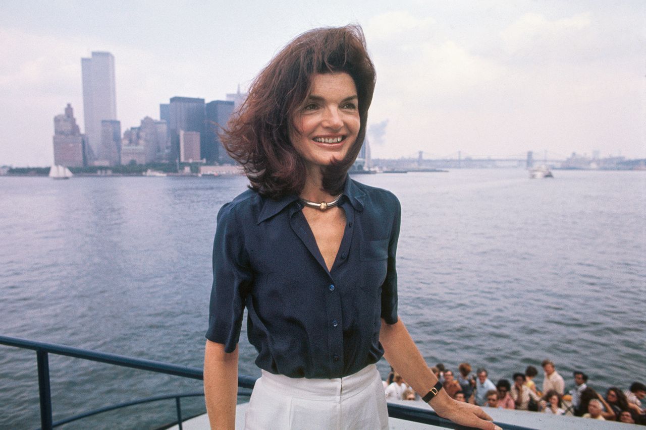 Jacqueline Kennedy Onassis in New York. Jacqueline Kennedy Onassis in New York. Bettmann Archive/Getty