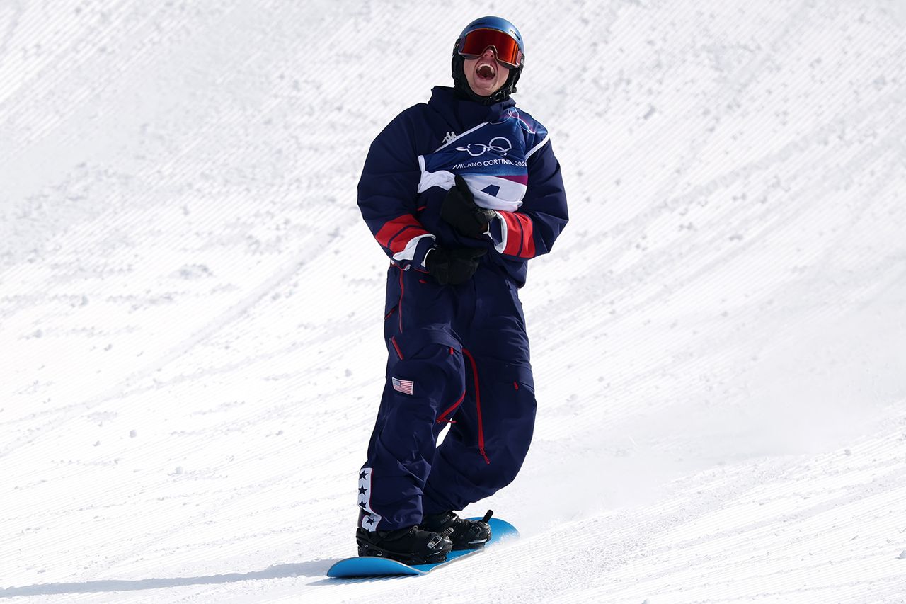 Jake Canter on Feb. 18, 2026 in Livigno, Italy Michael Reaves/Getty