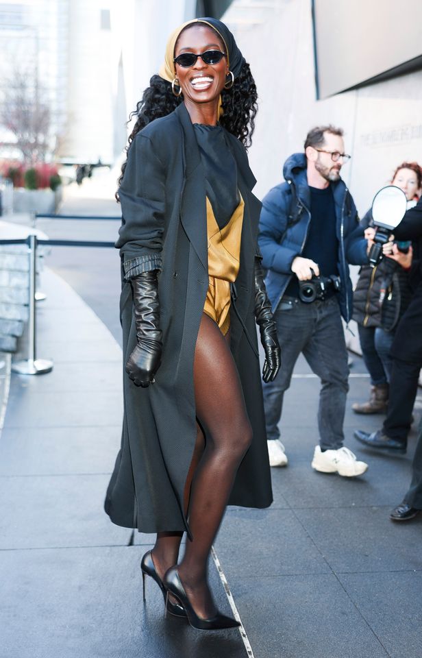 Jodie Turner-Smith attends the Calvin Klein fashion show during New York Fashion Week at the Shed in Hudson Yards on February 13, 2026 in New York City Jodie Turner-Smith. Aeon/GC Images