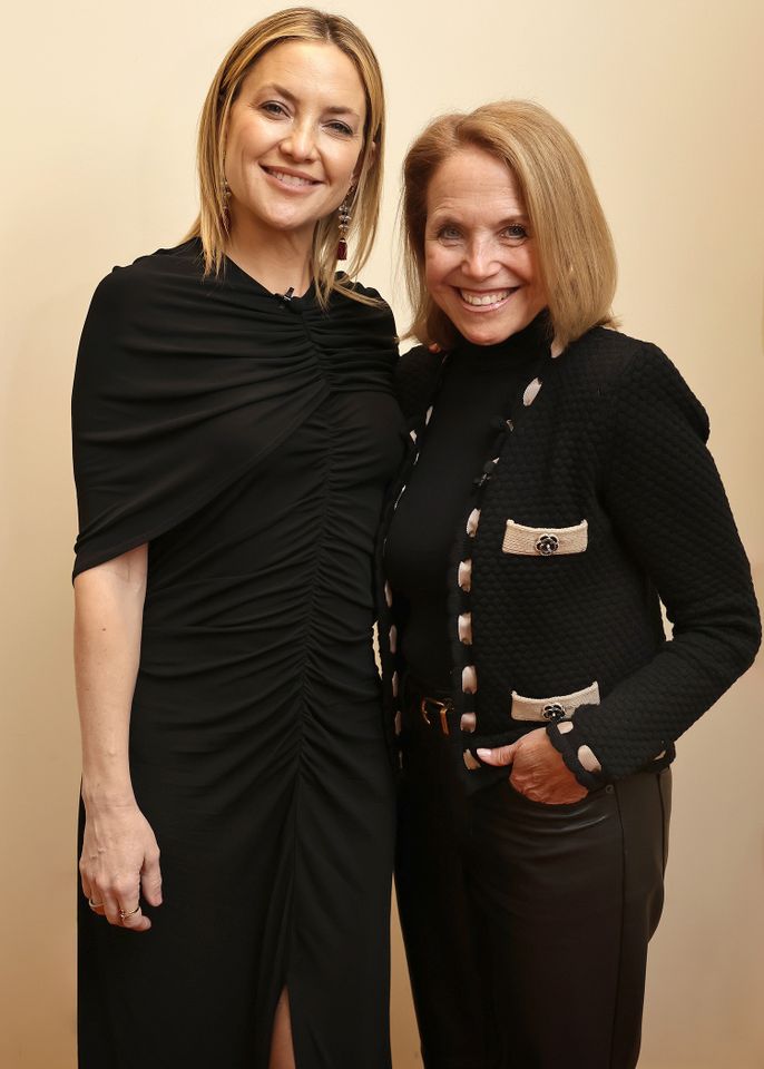 Kate Hudson and Katie Couric Eric Charbonneau/Focus Features via Getty
