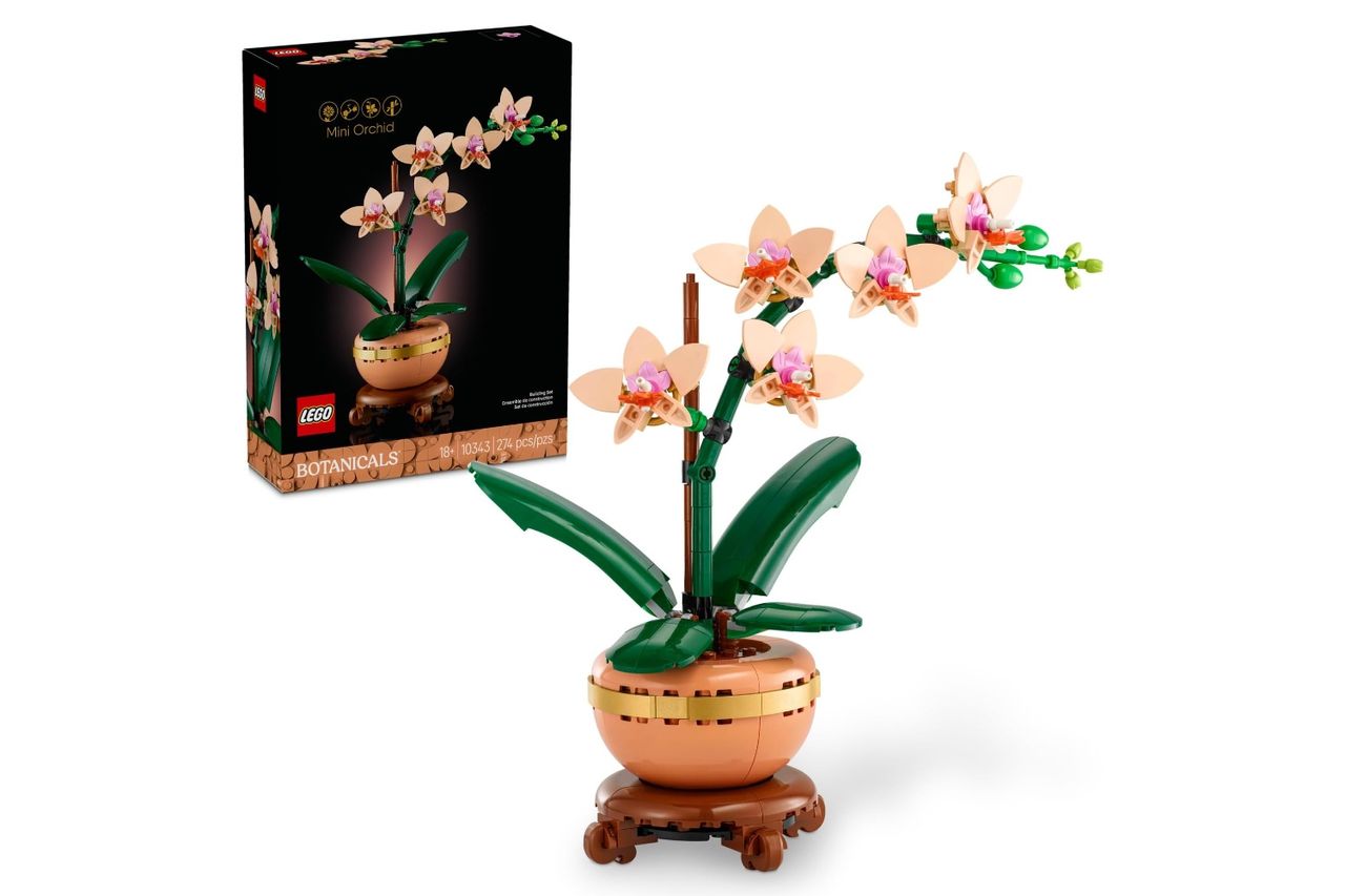 Lego Botanicals Mini Orchid Building Set Artificial For Home Decor Amazon