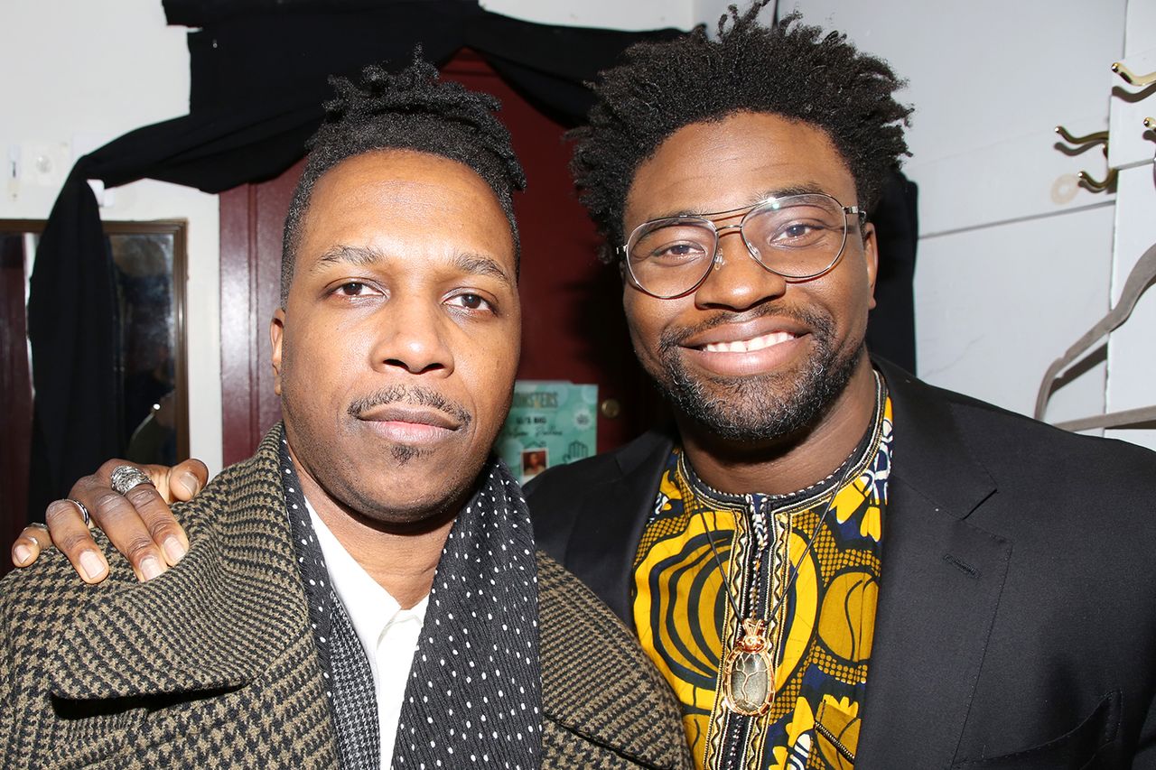 Leslie Odom Jr and Okieriete Onaodowan Bruce Glikas/Getty