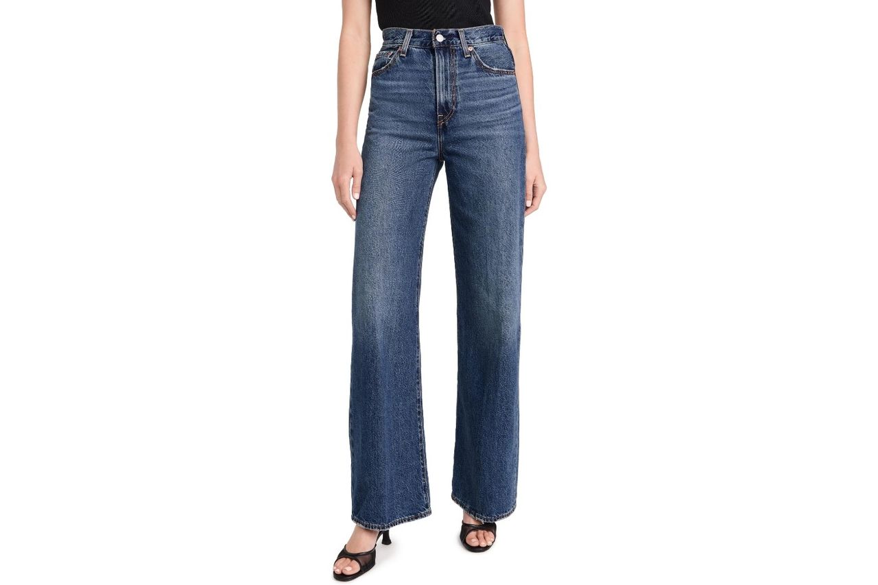 levis womens ribcage wide leg Credit: Amazon